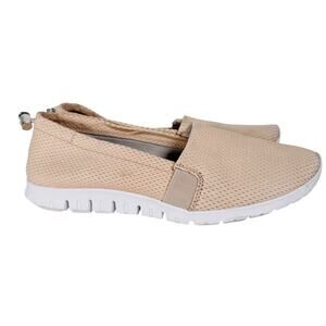 Cole Haan Zerogrand Stitchlite A-Line Slip on Loafers Womens 8B Beige‎ W14212
